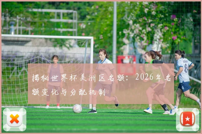 揭秘世界杯美洲区名额：2026年名额变化与分配机制
